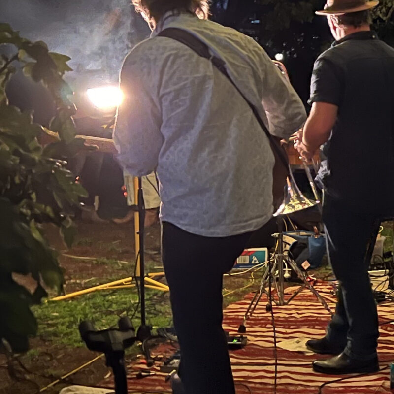 The Tonalists performing — stage left